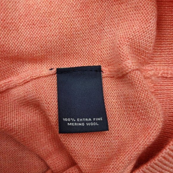 Hart Schaffner Marx Extra Fine Merino Wool Sweater Men's XLT Coral Heather NWT - Picture 8 of 10